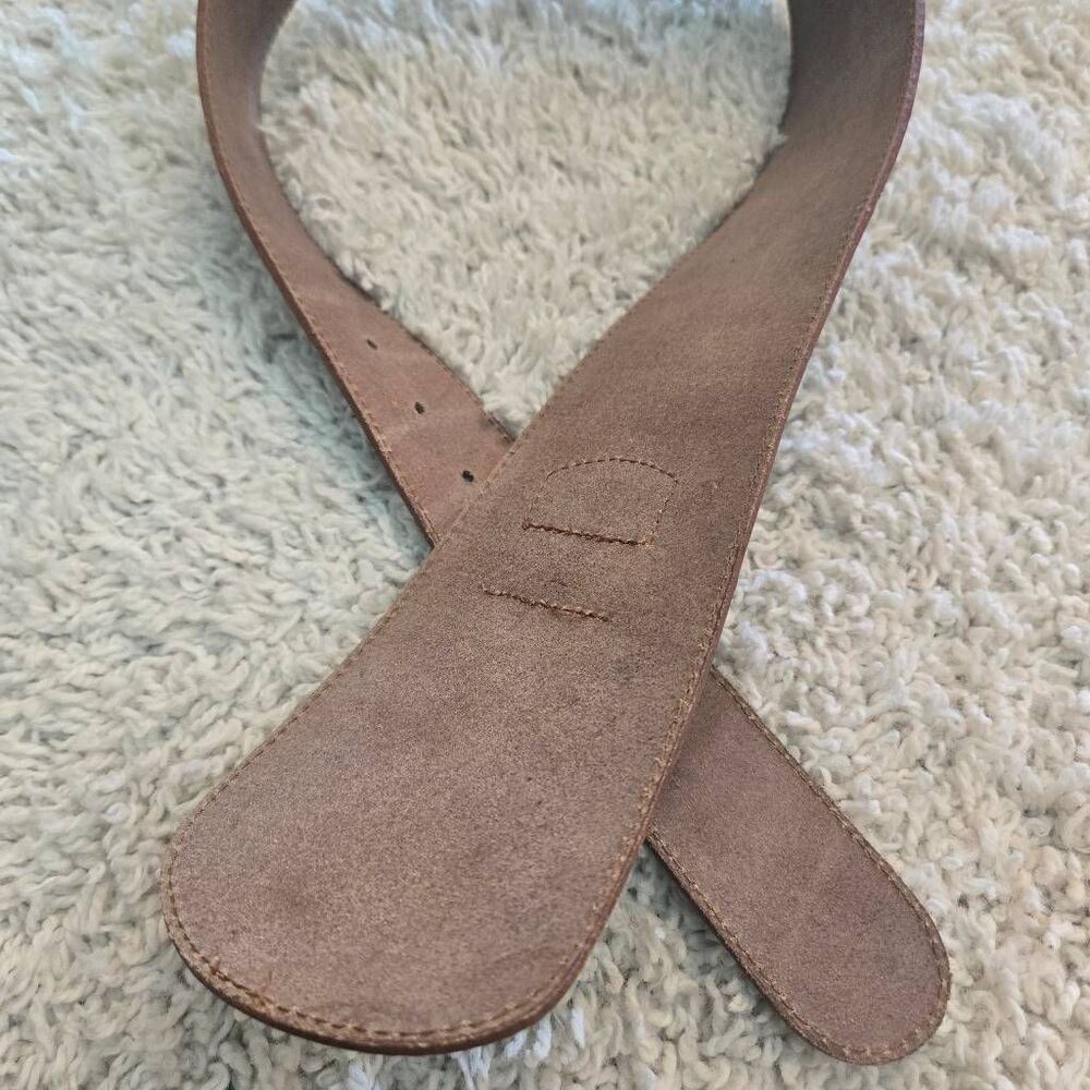 The Limited Dark Brown Wide Leather Waist Belt Made in Italy Size Small - Picture 8 of 8